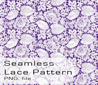 Seamless Transparent Lace Pattern