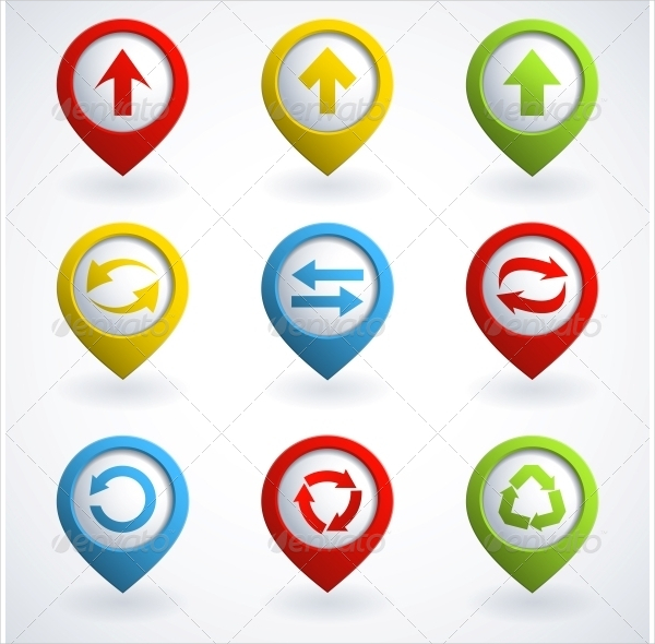 FREE 23+ Arrow Buttons in PSD | Vector EPS