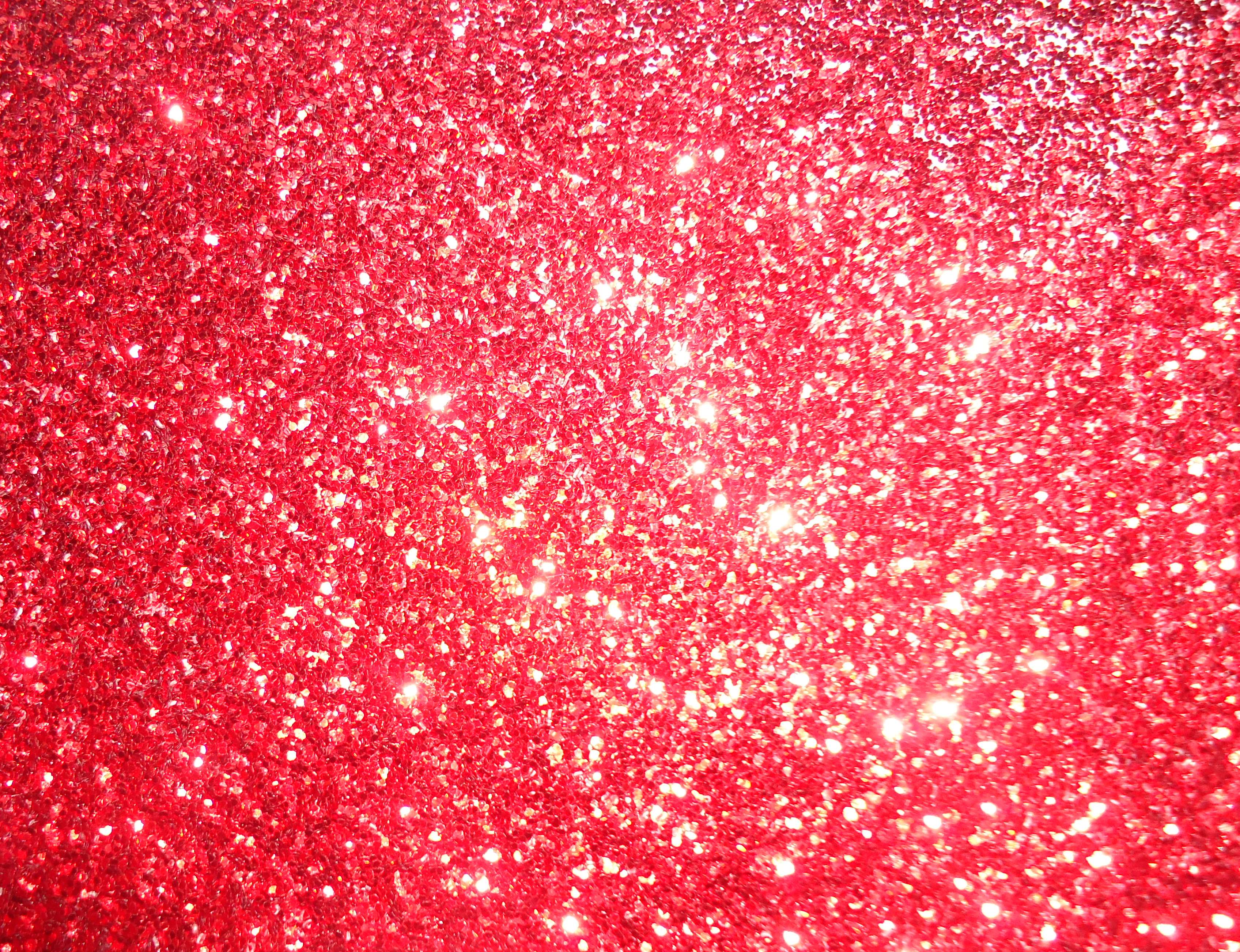 Sparkles Red Glitter Background