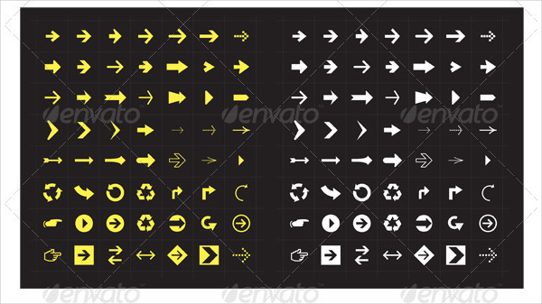 Vector Arrows Business Pack Buttons