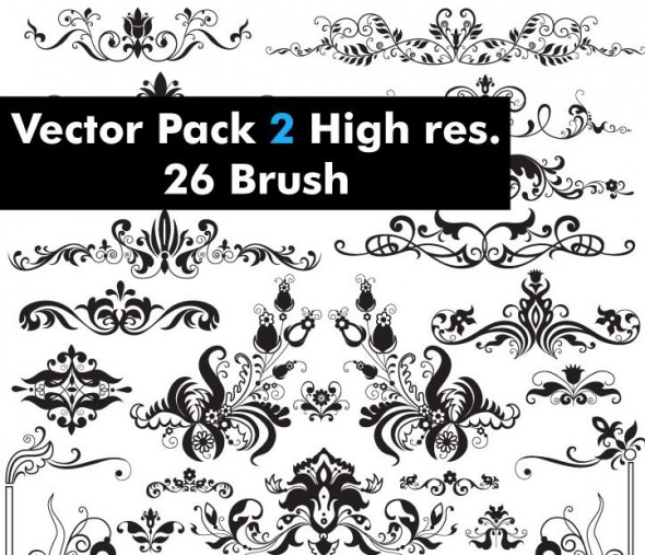 Vector Pack High Res Photoshop Brushes