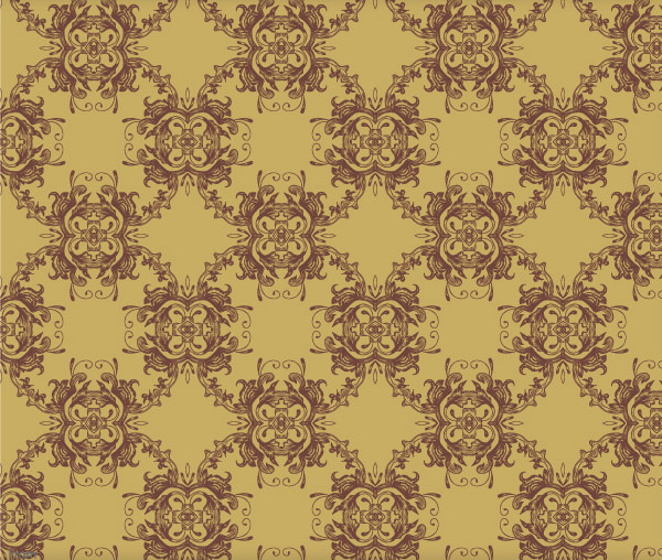 Vector Seamless Ornate Pattern