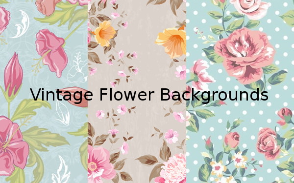 Vintage Flower Backgrounds