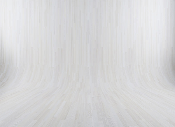 White Curved Wooden Texture