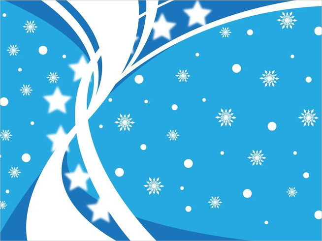 Winter Blue & White Background For Free