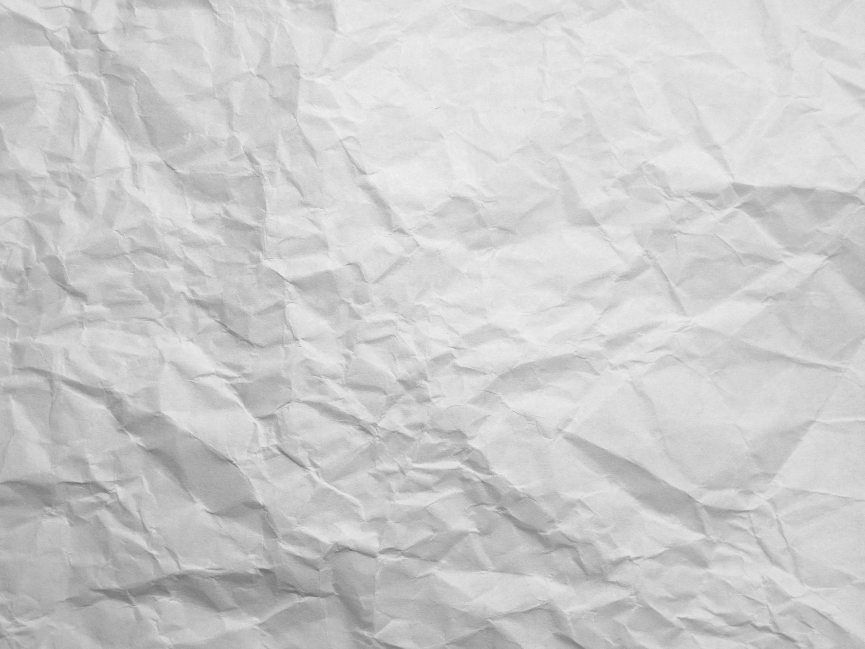 Wrinkled White Paper Texture for Poster Background
