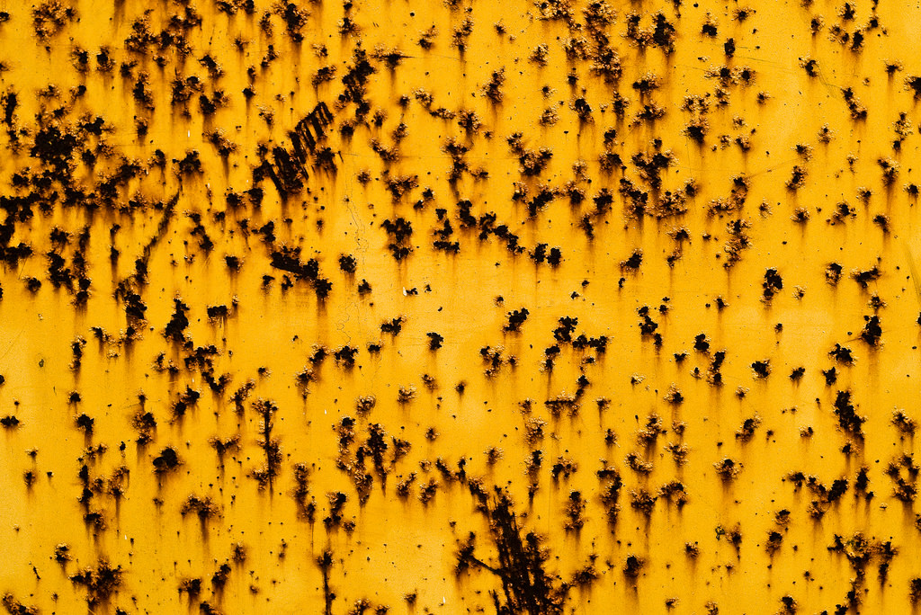 Yellow Rust Metal Texture