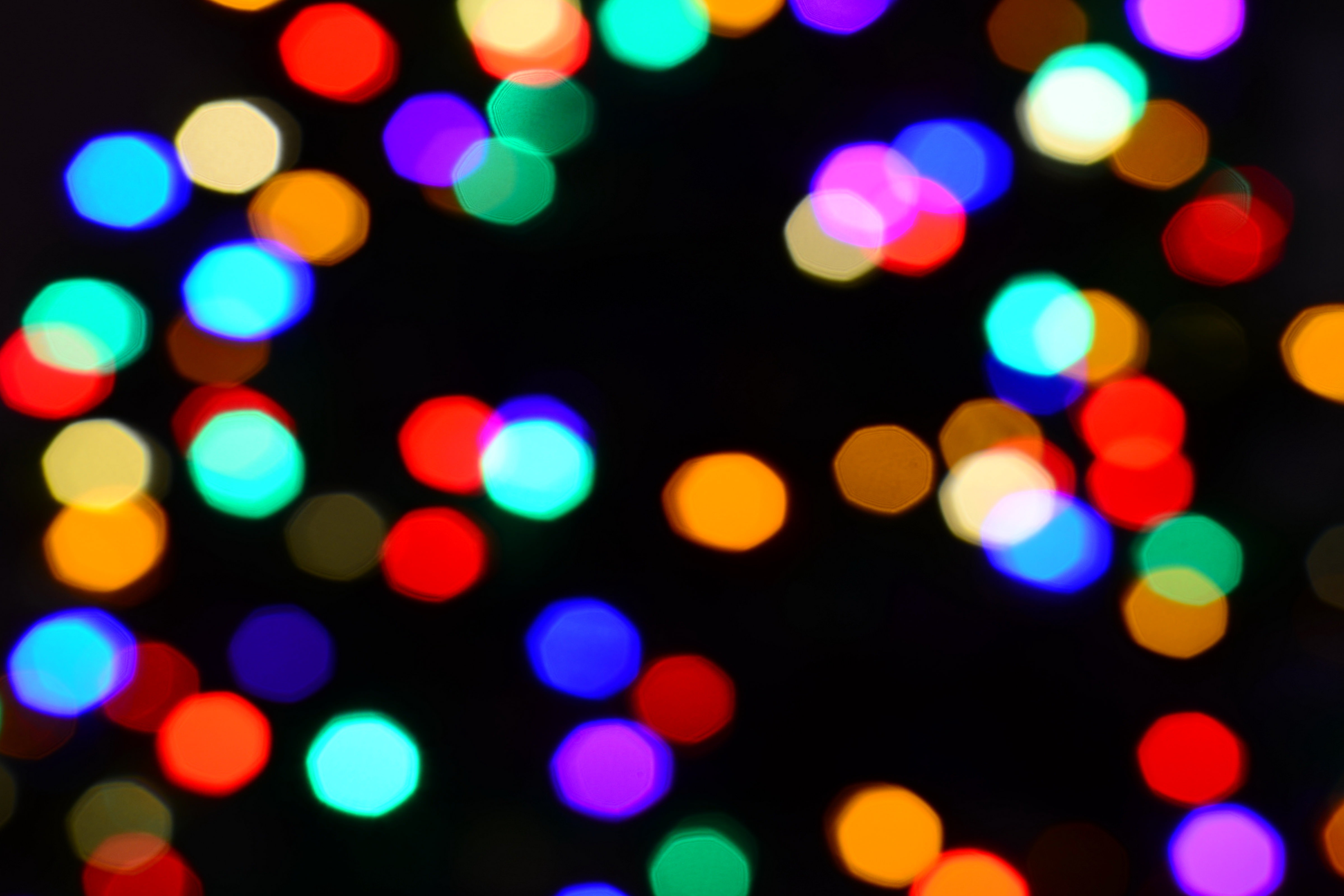 christmas tree bokeh overlays