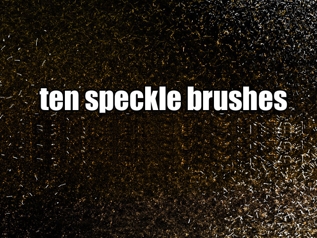 10 Speckle Brushes for Adobe Photoshop