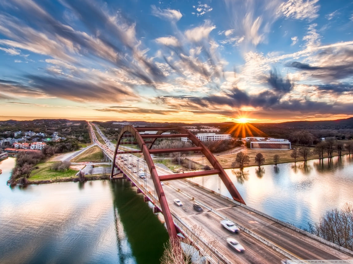 Pennybacker Bridge Texas wallpaper