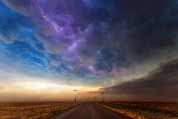 Texas Road Storm Wallpaper