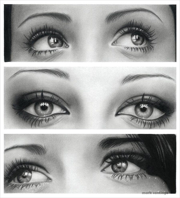 Celebrity Eyes Drawing With Pencil