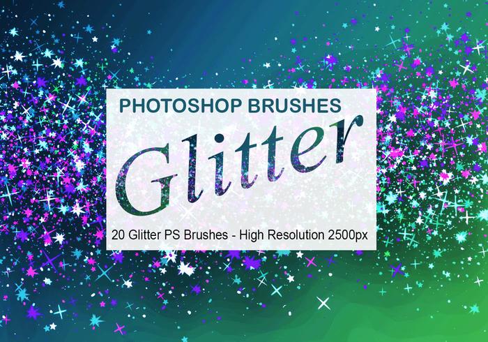 20 Glitter PS Brushes