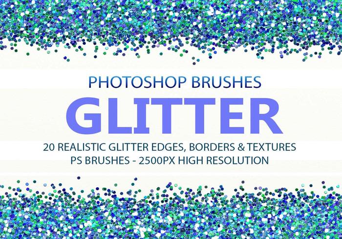 20 Glitter PS Brushes