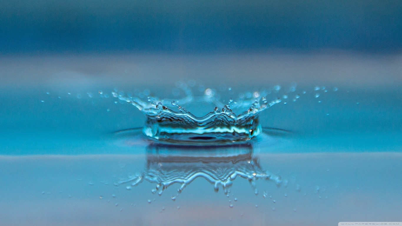 Drop of Water Slow Motion Wallpaper