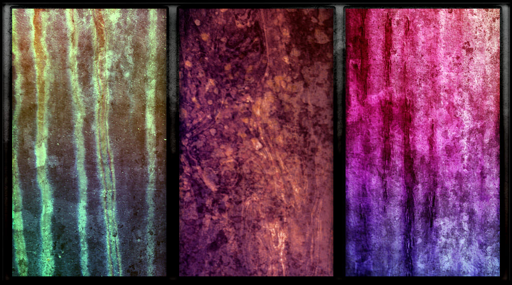 Vibrant grunge Texture Set