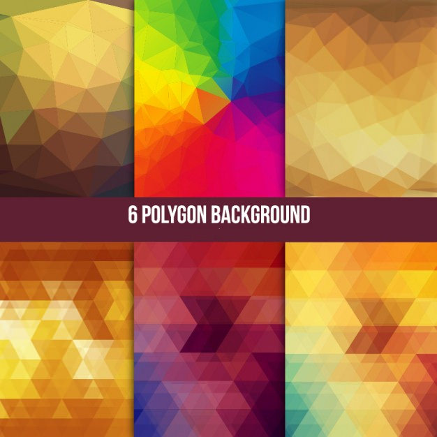 Polygon Free Vector BAckgrounds