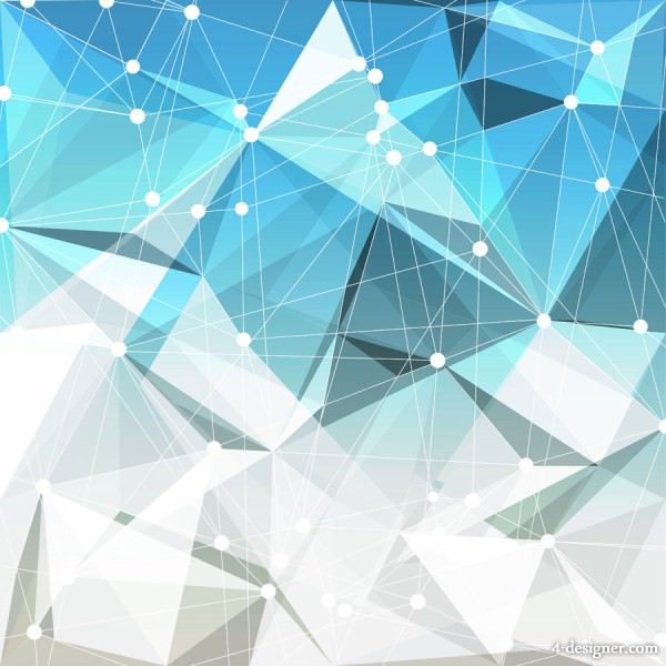 Dynamic Poly Lines Background Vector