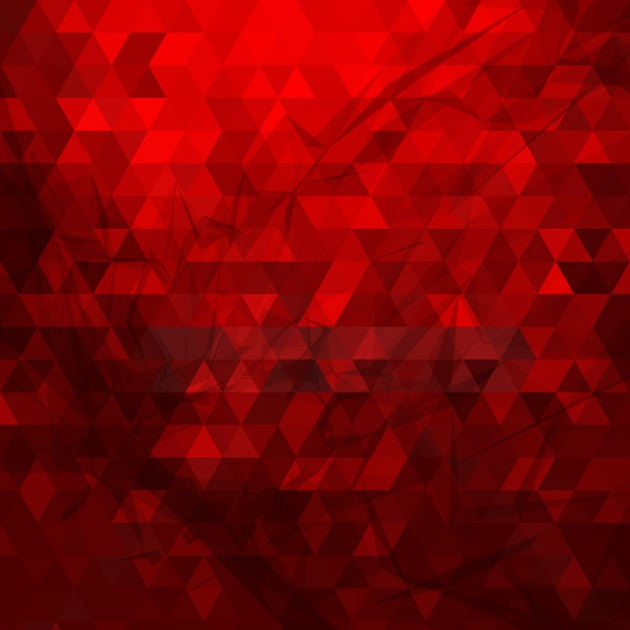 Red Polygonal Background vector