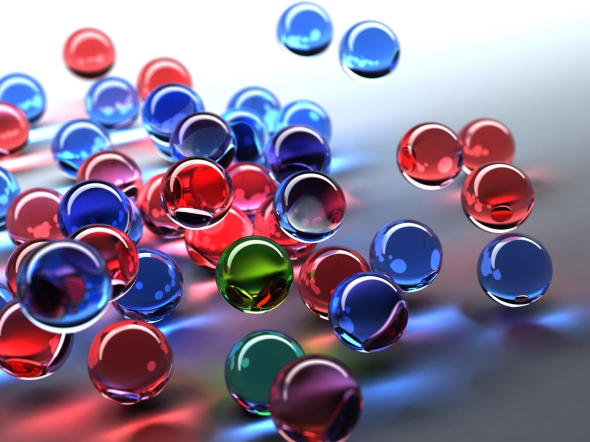 Glossy Bubble Wallpaper