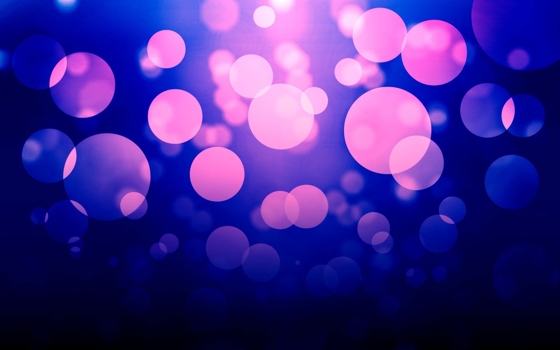 Bokeh Pink Bubbles Wallpaper