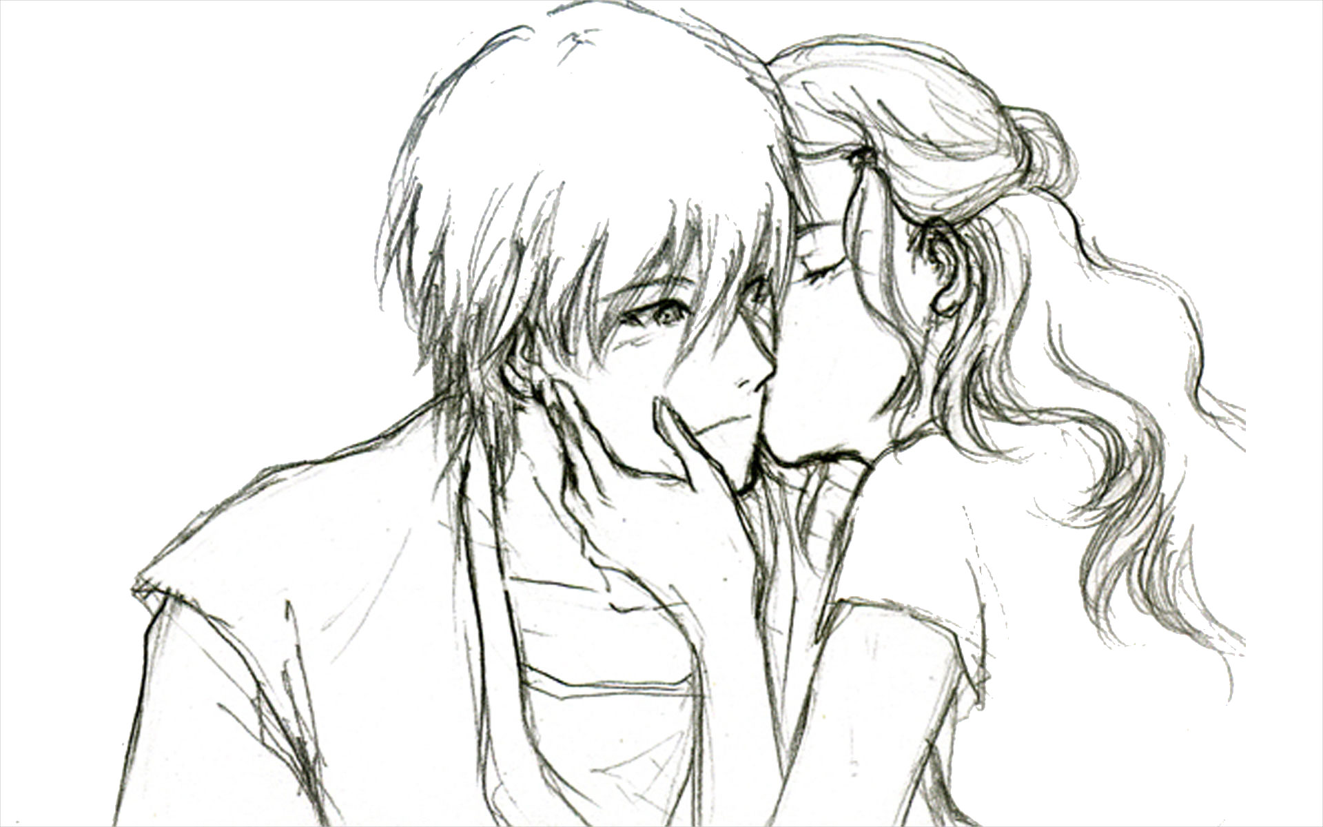 Image of 22 basic how to draw anime kissing. 
