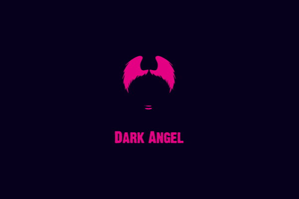 Dark Angel Wings Logo