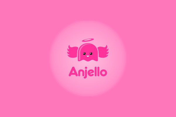 Anjello Cute Wings Logo