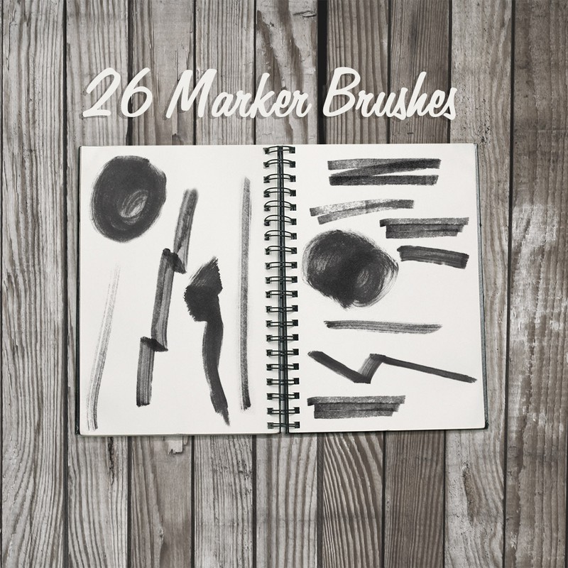 26 Marker Pen Brushes
