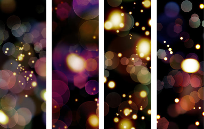 4 Light Bokeh Textures