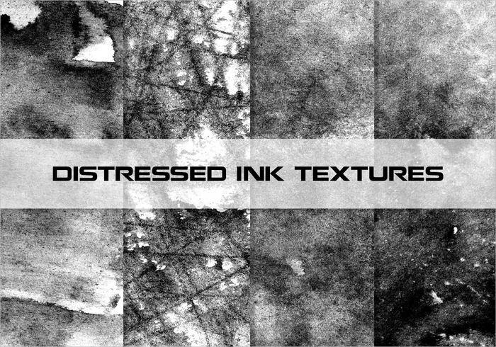 5 Distressed Ink Overlay Textures