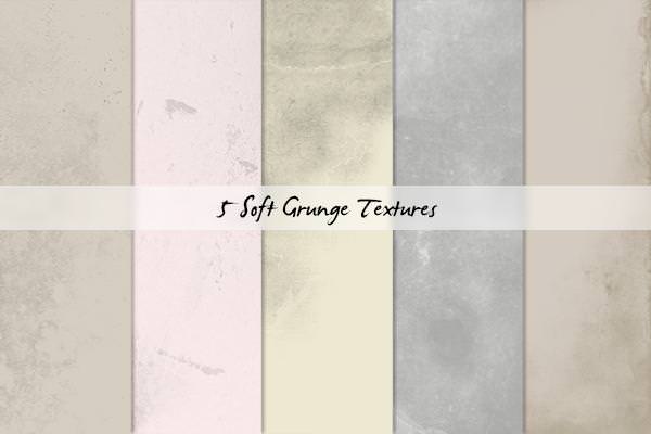 5 Soft Grunge Textures
