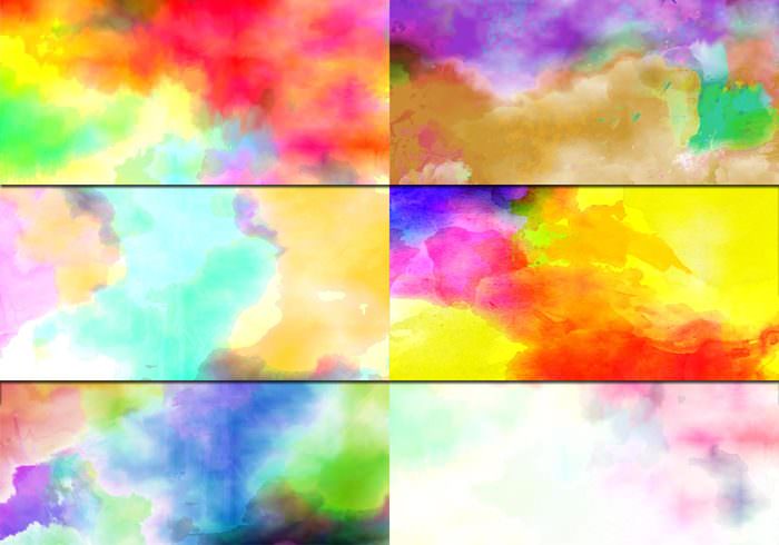 A4 paper Watercolor Texture Backgrounds