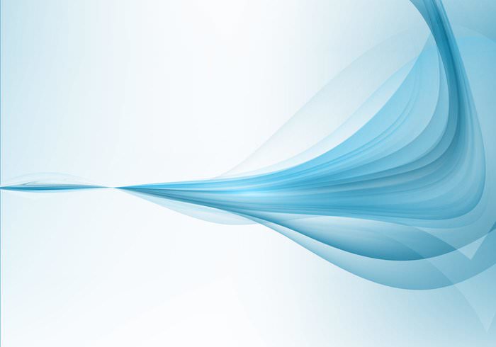 Abstract Blue Wave Background for Illustrator