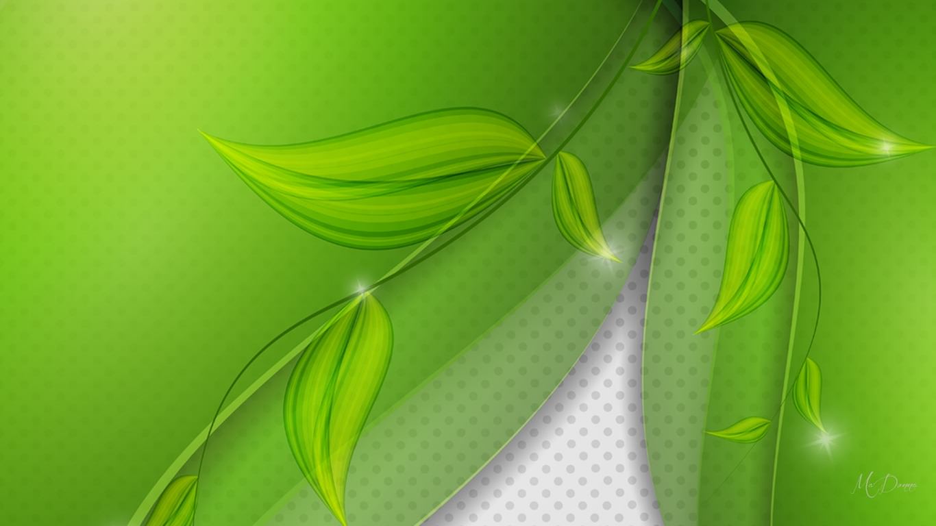 Abstract Leaf Background