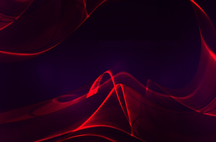Abstract Red Wave Background