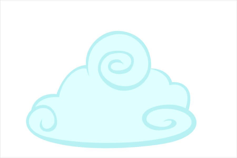 Amazing Cloud Vector For Free