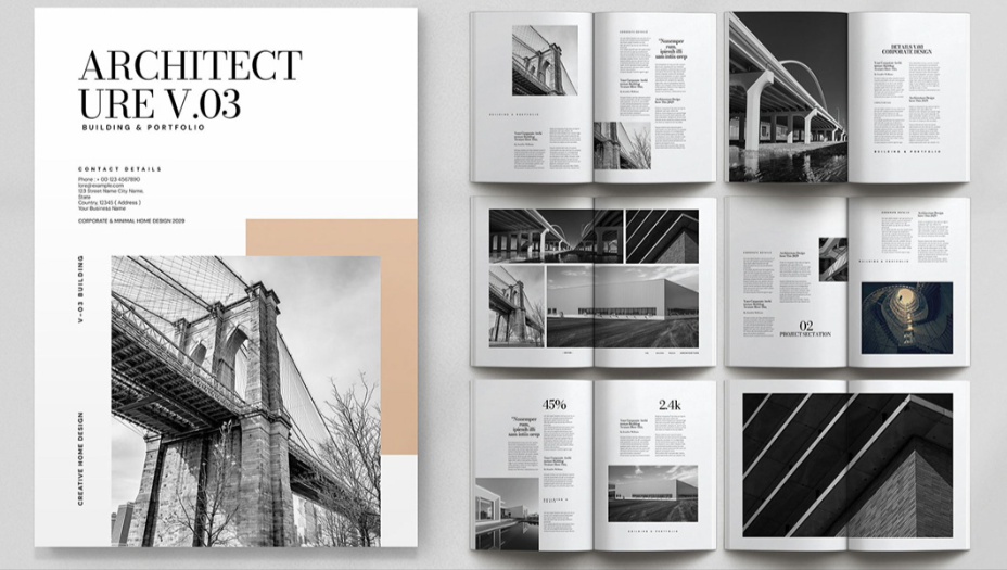 Architecture Brochure Design for Free