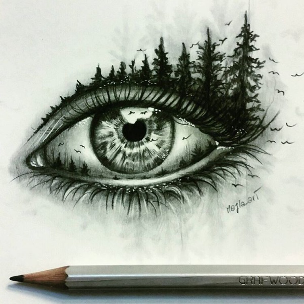 15 Pencil Drawings Of Eyes Jpg Download