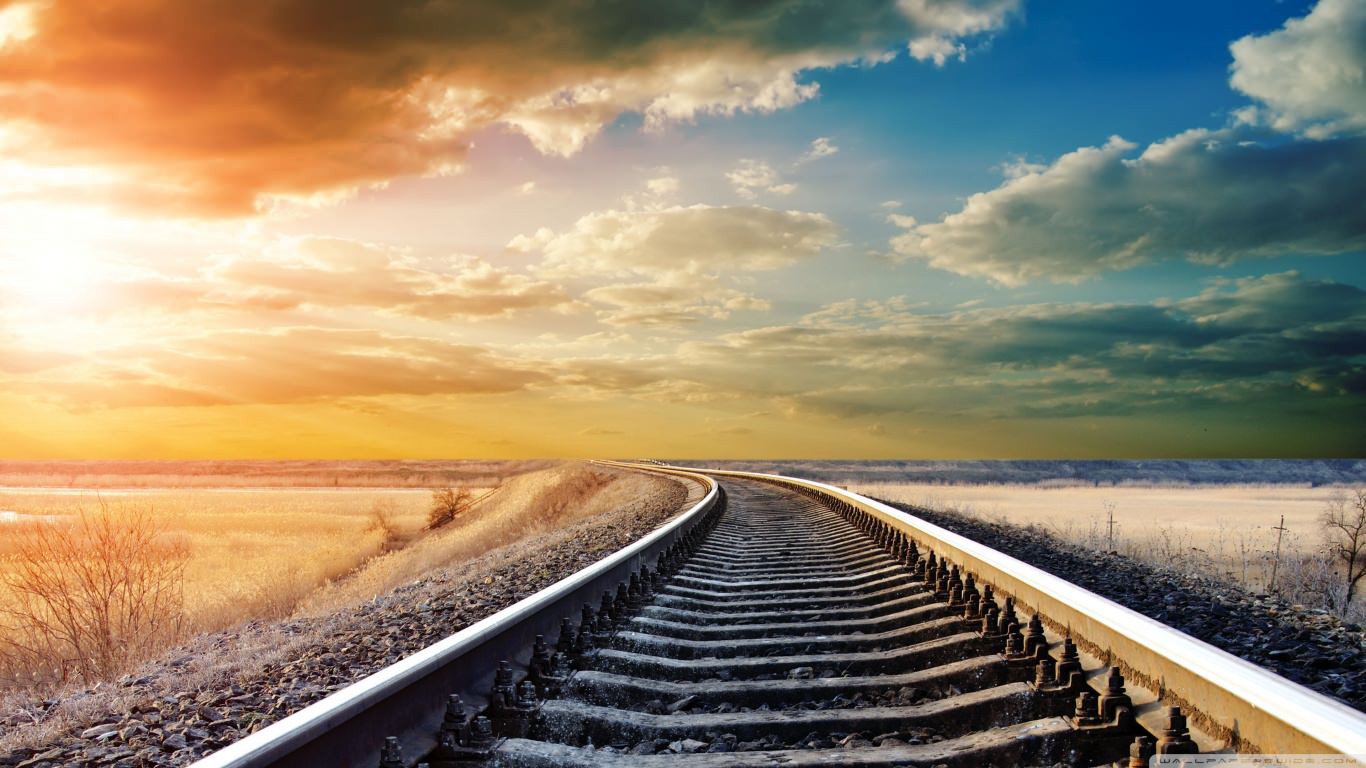 Awesome Railway Track Wallpaper