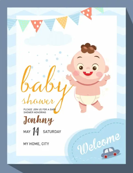 Baby Shower Invitation Card