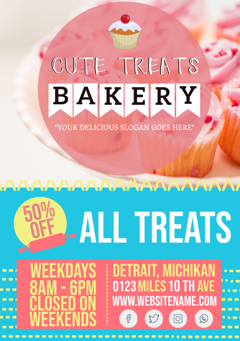 Bakery Flyer Design Templates for Free