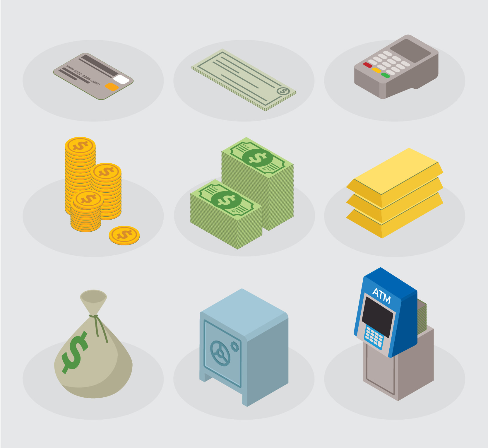 Banking Icons Set