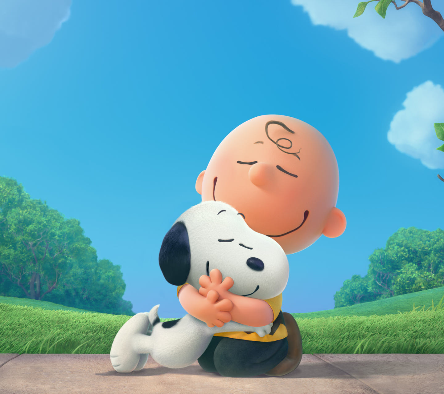 peanuts spring wallpaper