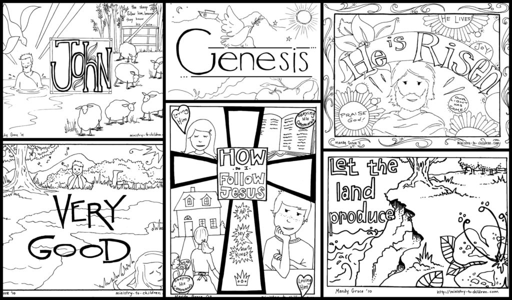 Bible Coloring Pages for Kids