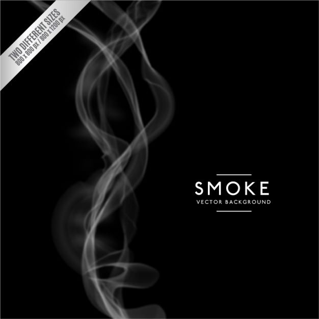 Black Smoke Free Vector