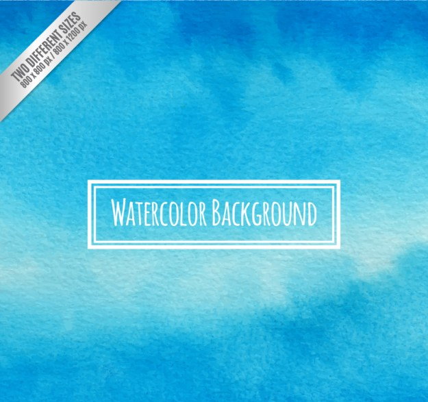 Blue Watercolor Background