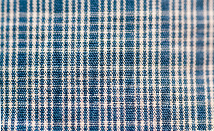 Blue white plaid kitchen towel pattern