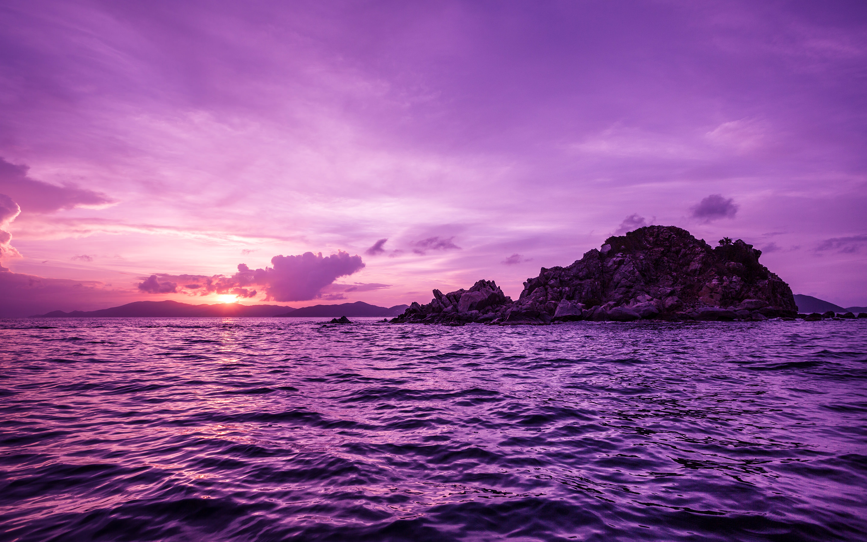 British Virgin Islands Sunset Wallpaper