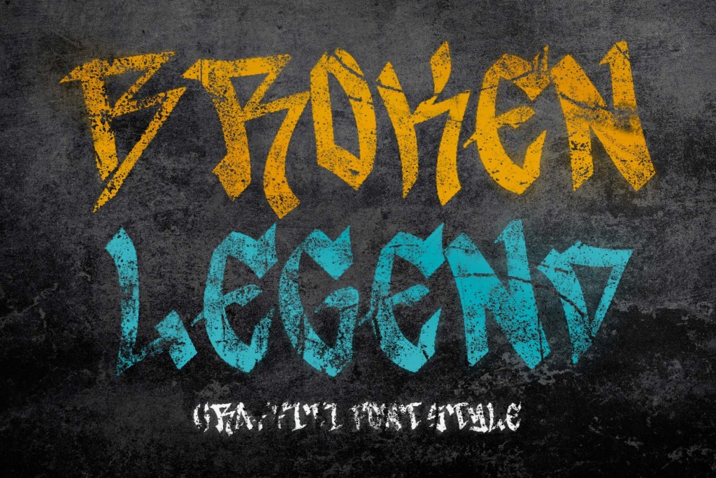 Broken Legend Demo Font